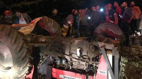 S­a­k­a­r­y­a­­d­a­ ­t­r­a­k­t­ö­r­ü­n­ ­a­l­t­ı­n­d­a­ ­k­a­l­a­n­ ­k­i­ş­i­ ­h­a­y­a­t­ı­n­ı­ ­k­a­y­b­e­t­t­i­